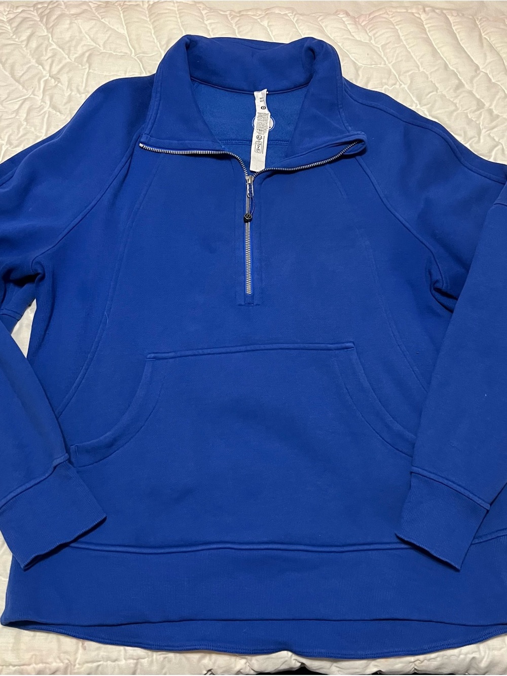 Lululemon Scuba Blue Half-Zip Pullover Sweater - Womens